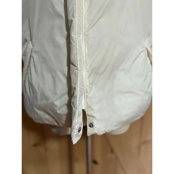 J. Crew | Down Zip Up Puffer Vest in Cream | Size Large - Picture 9 of 11